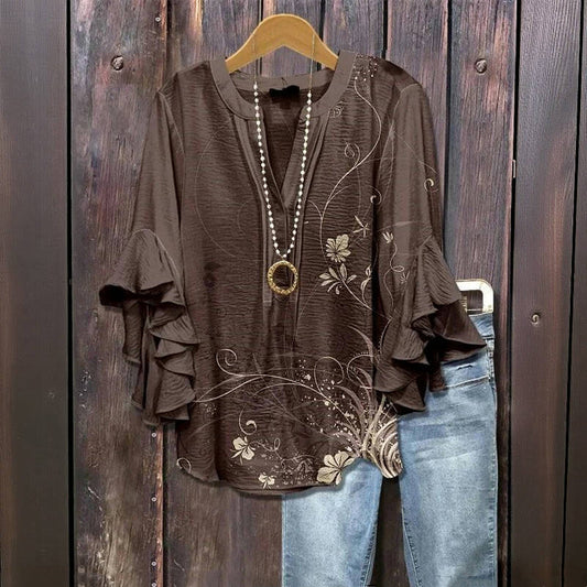 Diane | Blomstret bluse