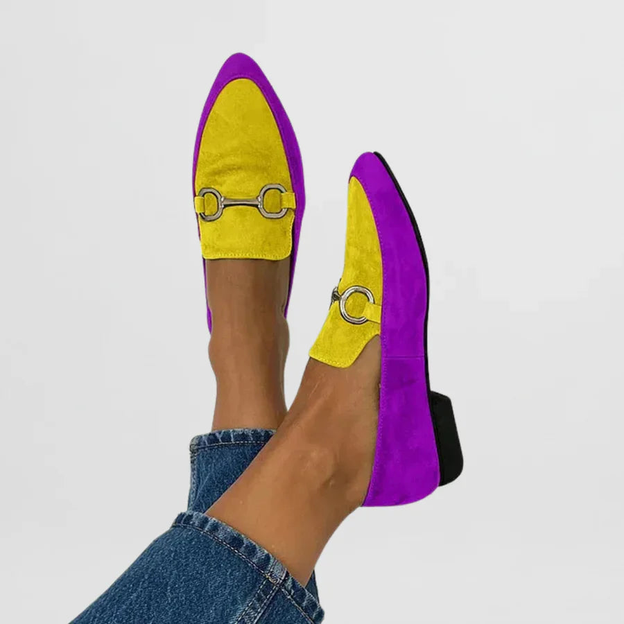 Lorette | Farverige og elegante boho-loafers