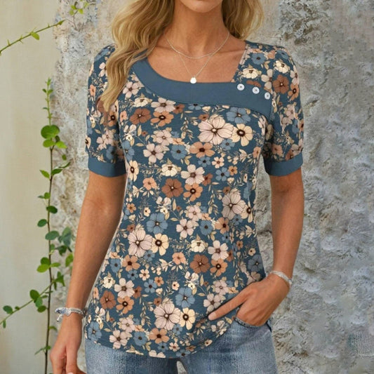Jela | Blomstret bluse