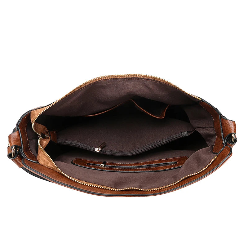 DIDABEAR™ Vintage Stor Kapacitets Læder Hobo Taske