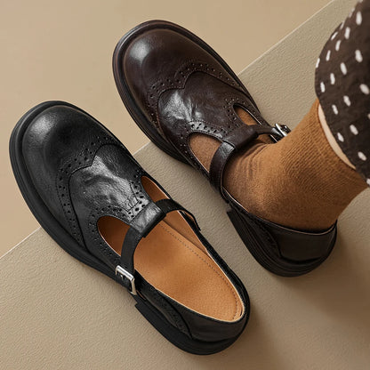 Dame Retro Mary Jane Sko