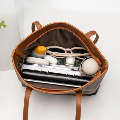 MERCER™ Stor Kapacitets Retro Shopper Taske