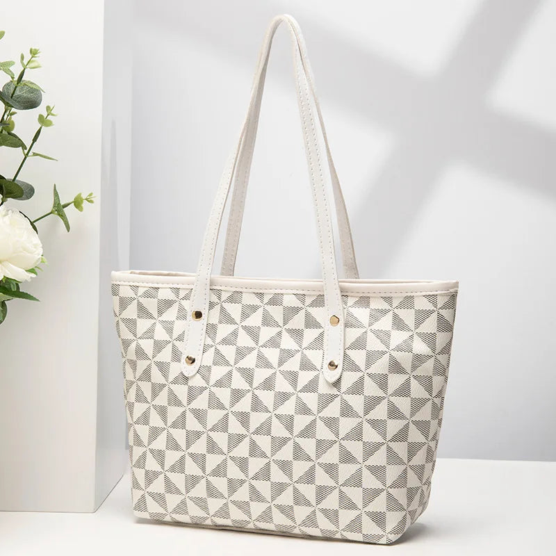 MERCER™ Stor Kapacitets Retro Shopper Taske