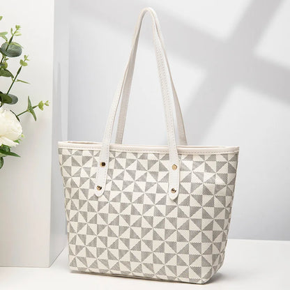 MERCER™ Stor Kapacitets Retro Shopper Taske