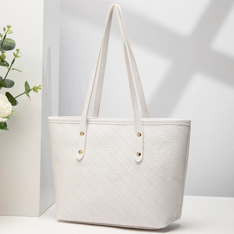 MERCER™ Stor Kapacitets Retro Shopper Taske